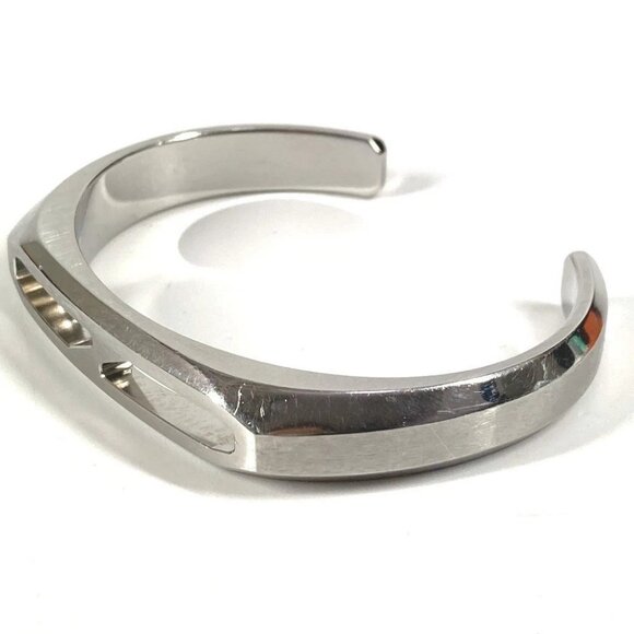 HERMES Delta Cuff Bangle Accessories Bangle SS Silver - Picture 3 of 10